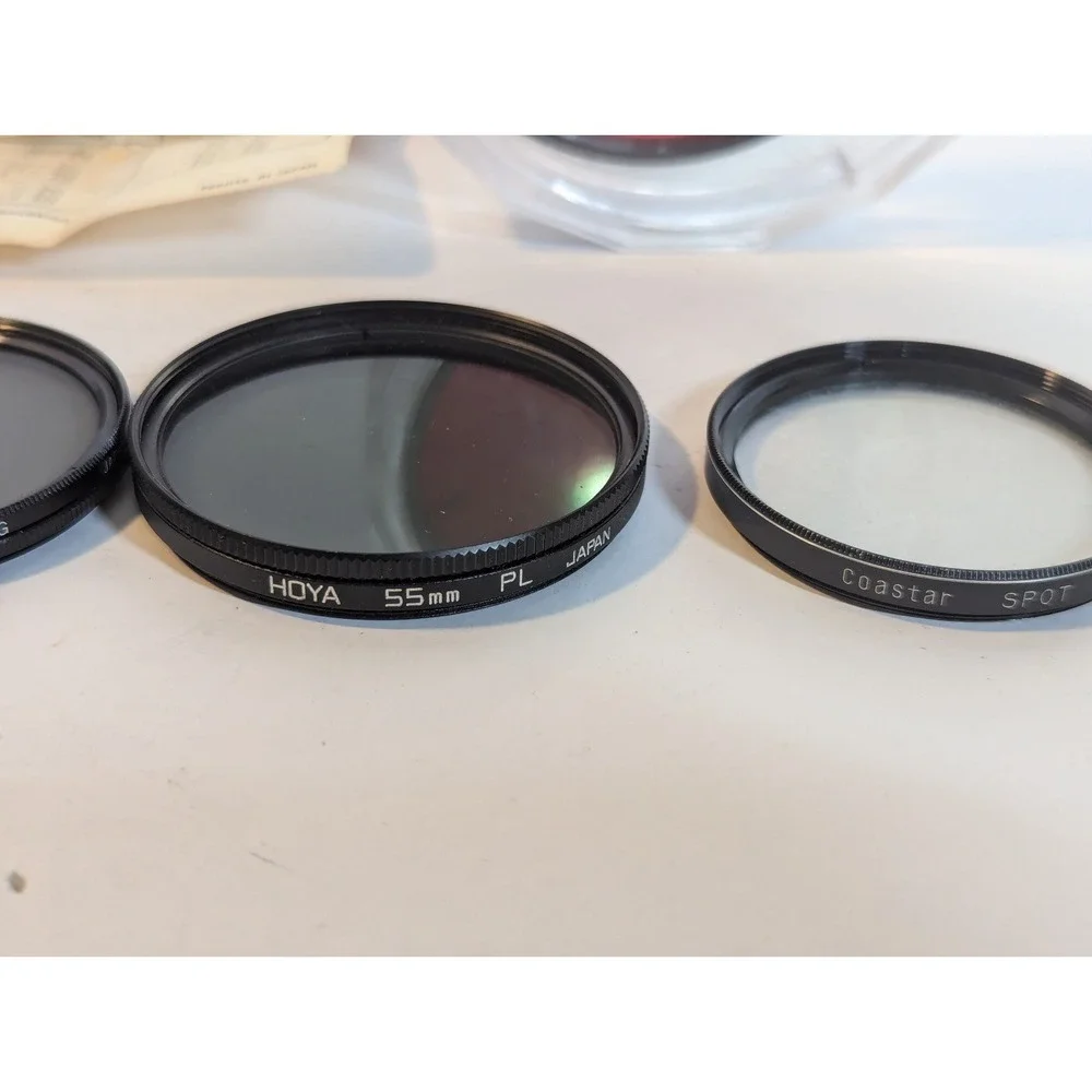 Vintage lot of camera filters‎